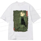 Kyoto-Lion Black Cat In The Bamboo Forest Classic T-Shirt