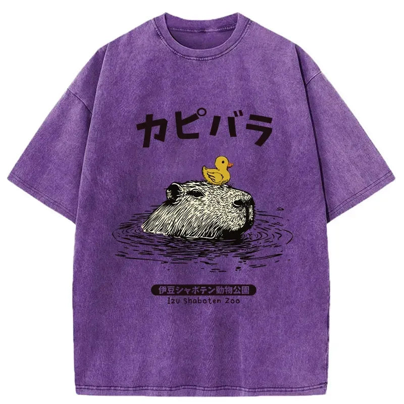 Kyoto Capybara T-Shirt Gift for Him