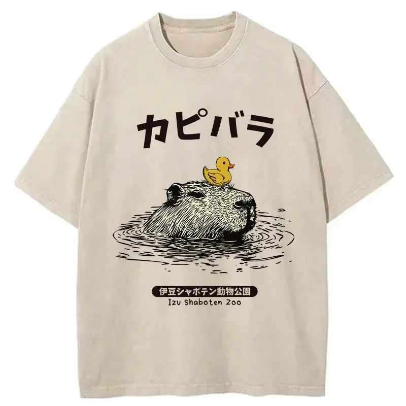 Kyoto Capybara T-Shirt Gift for Him
