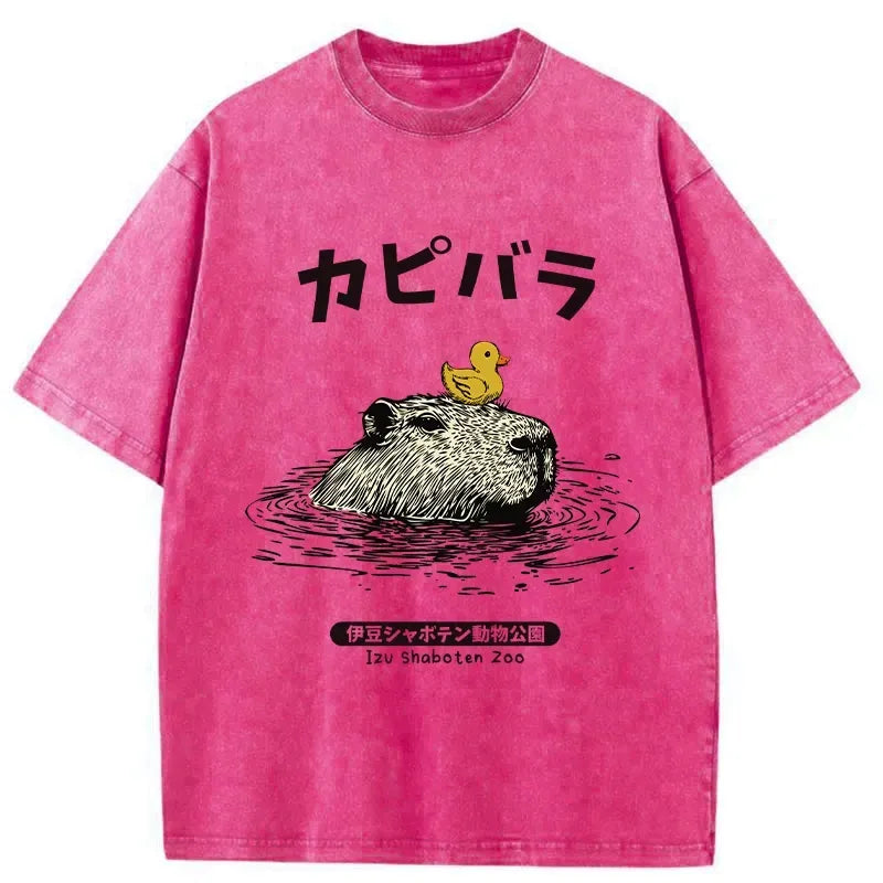 Kyoto Capybara T-Shirt Gift for Him