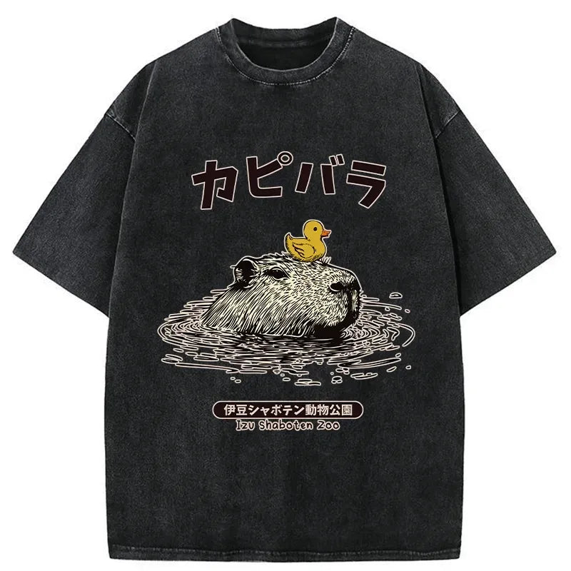 Kyoto Capybara T-Shirt Gift for Him