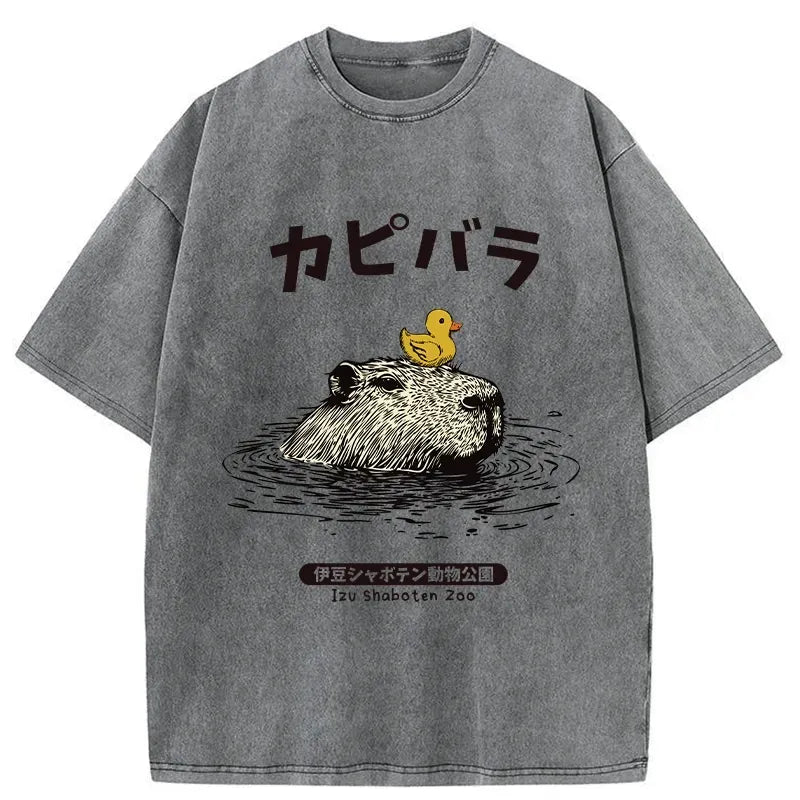 Kyoto Capybara T-Shirt Gift for Him