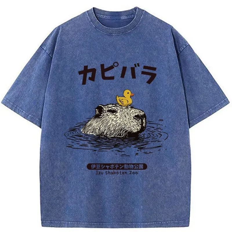 Japanese Capybara Hot Spring T-Shirt