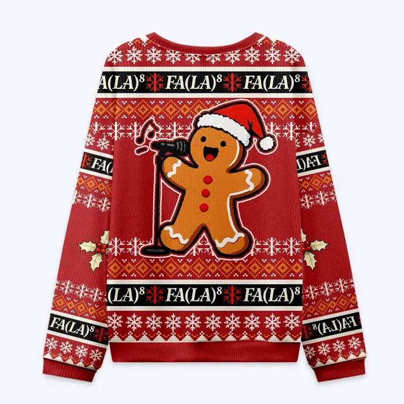 Kyoto-Lion Christmas Carols Christmas Ugly Sweatshirt
