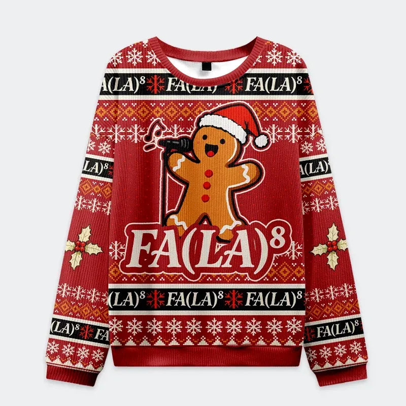 Japanese Christmas ugly sweatshirt for holiday