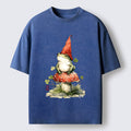 Washed Japanese Vintage T-Shirt for Daily Wear