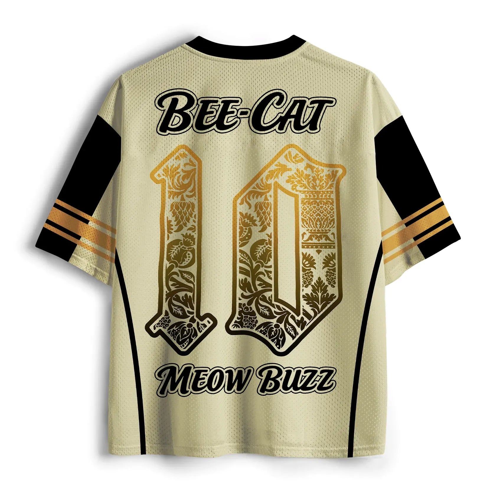 Kyoto-Lion Meow & Buzz Mesh Jersey