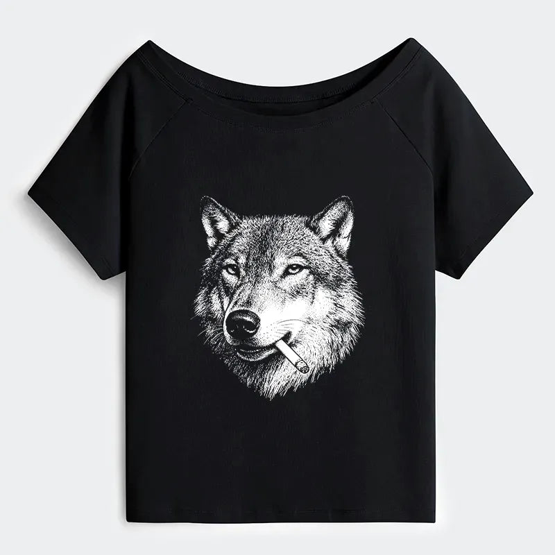 Sarcastic Wolf T-Shirt for Daily Wear