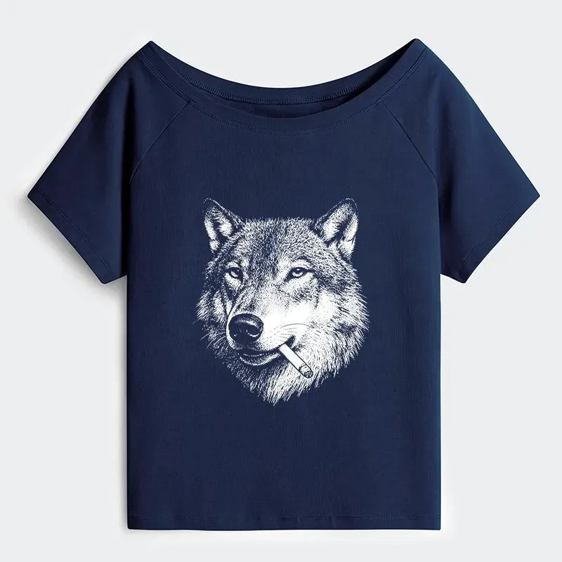 Sarcastic Wolf T-Shirt for Daily Wear