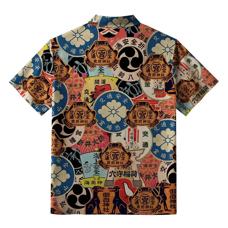 Traditional Japanese Shirt for Gift for Him