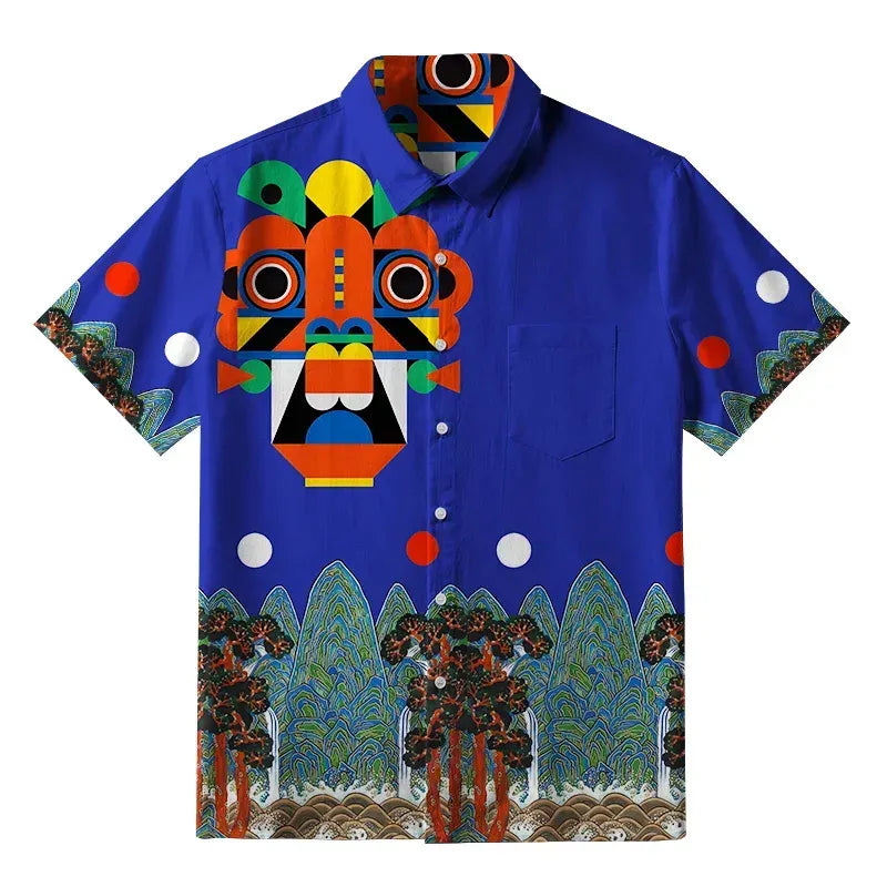 Kyoto-Lion shirt for daily wear