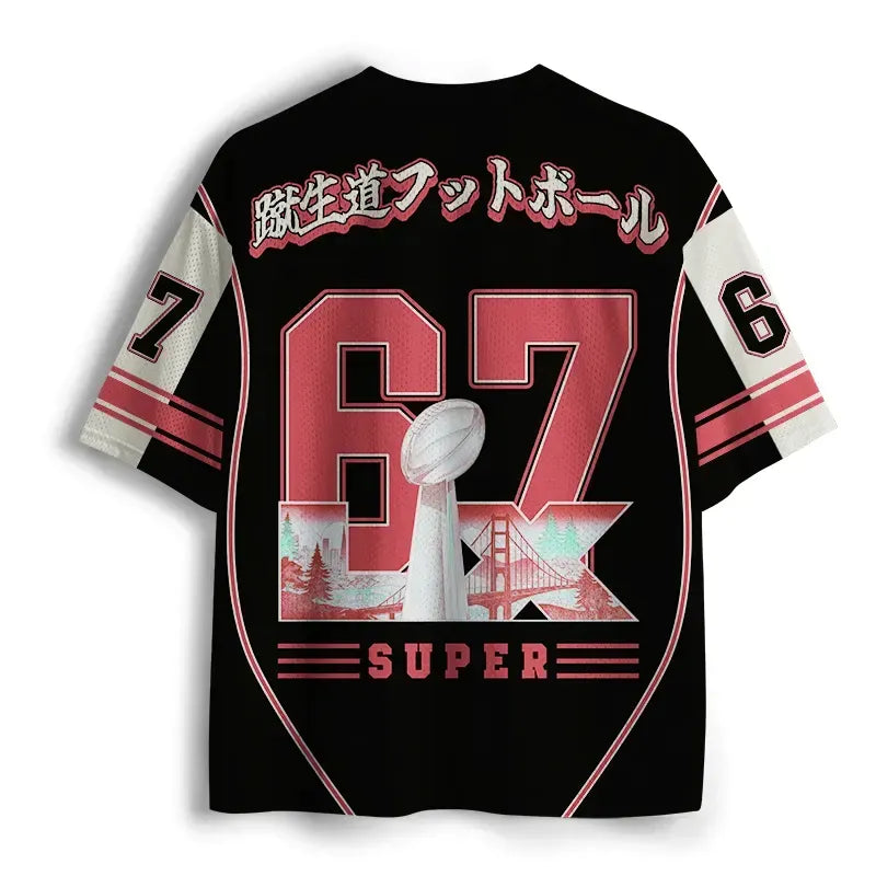 Kyoto-Lion Final Battle Cat Samurai Mesh Jersey