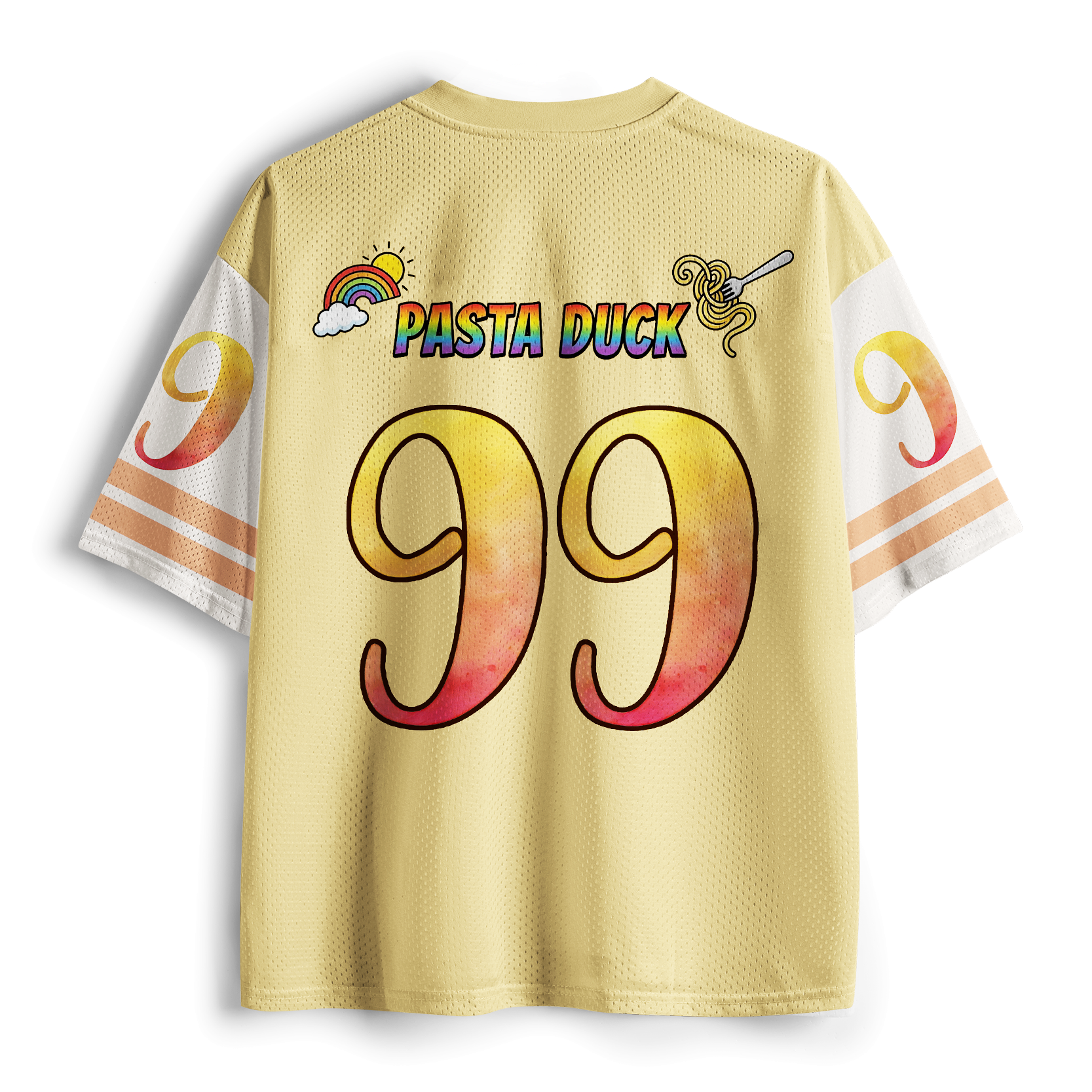 Sunset Gradient Mesh Jersey for Vacation
