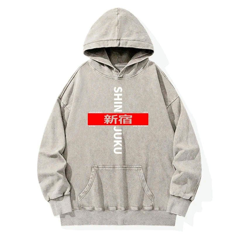 Kyoto-Lion Shinjuku Prefecture Japan Washed Hoodie