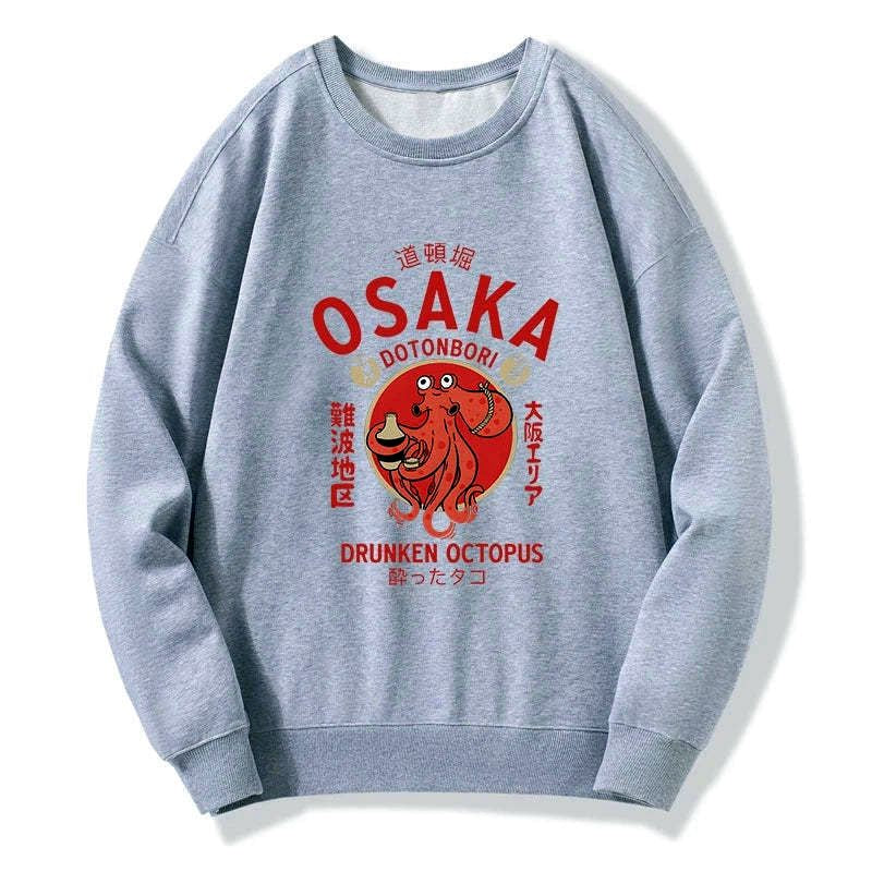 Drunken Octopus Japan Sweatshirt Free Shipping