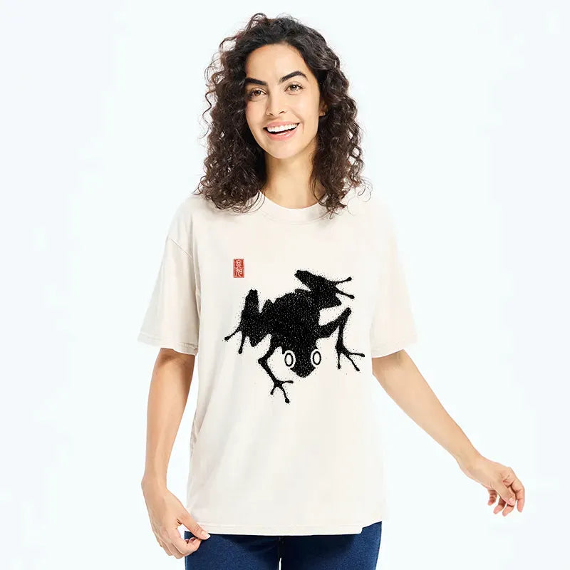 Vintage Stippled Frog T-Shirt Best Seller