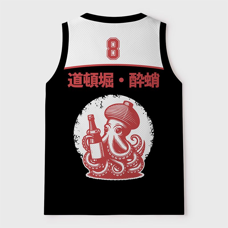 Japanese Ukiyo-e Mesh Tank Top Gift for Him