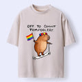 Kyoto-Lion Funny Capybara Scooter T-Shirt