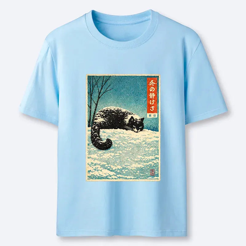 Vintage Winter Cat Tee Limited Edition