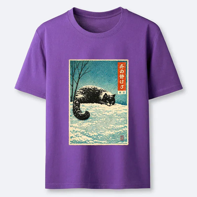 Vintage Winter Cat Tee Limited Edition