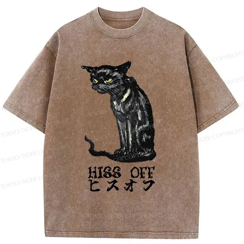 Black Cat Ukiyo-e T-Shirt for Anime Convention