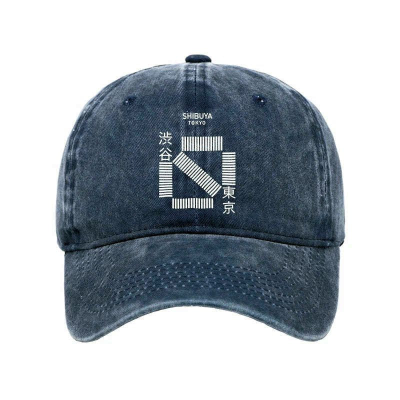 Shibuya crossing cap for travel