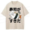 washed unisex tee for streetwear