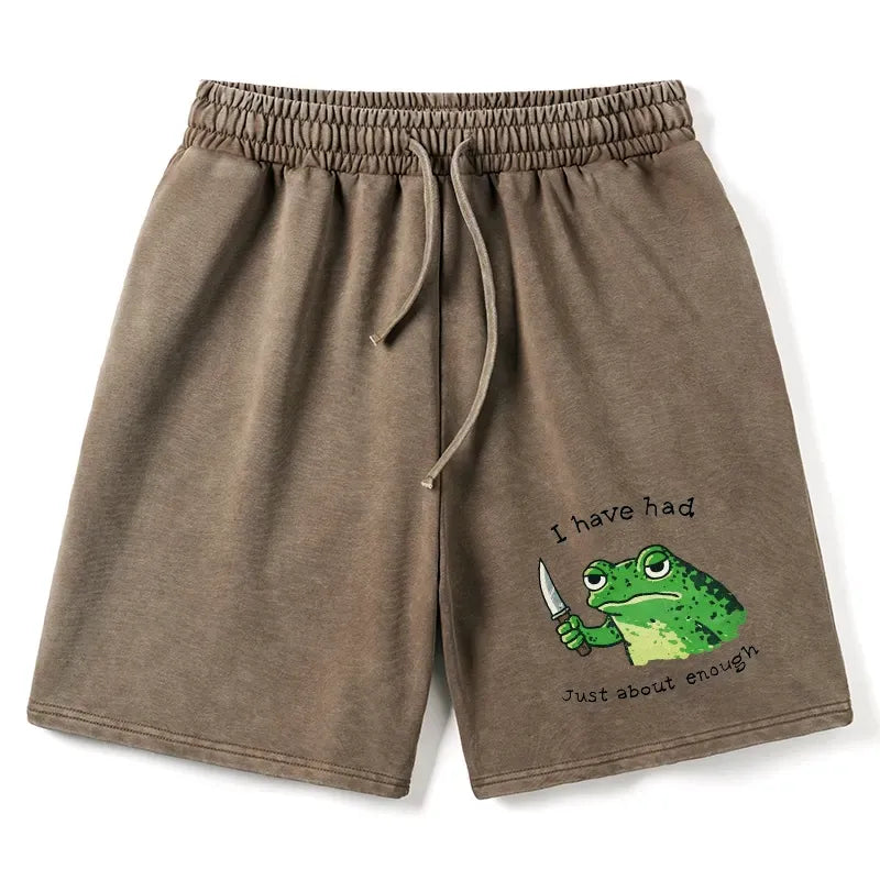 Japanese Style Frog Shorts for Vacation