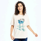 Watercolor Herons Washed T-Shirt Trendy Gift Idea