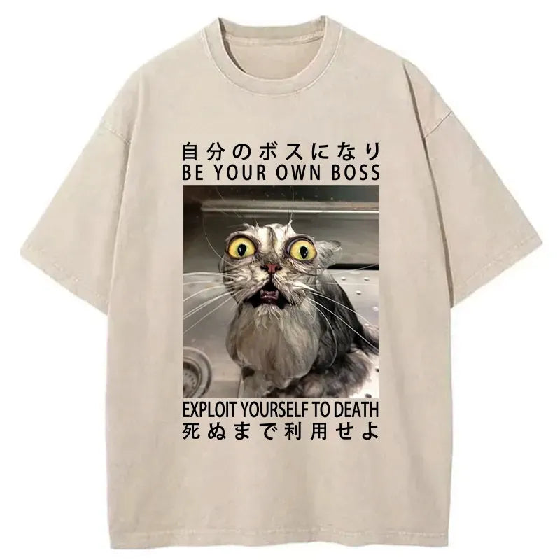 vintage japanese washed unisex t shirt