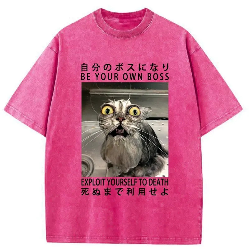 vintage japanese washed unisex t shirt