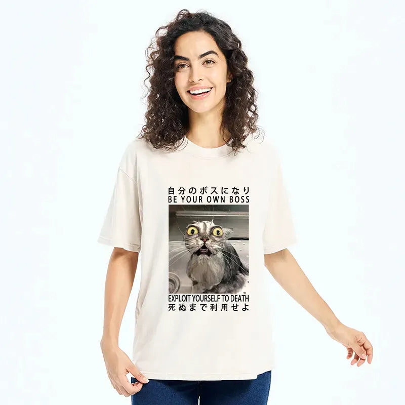 vintage japanese washed unisex t shirt