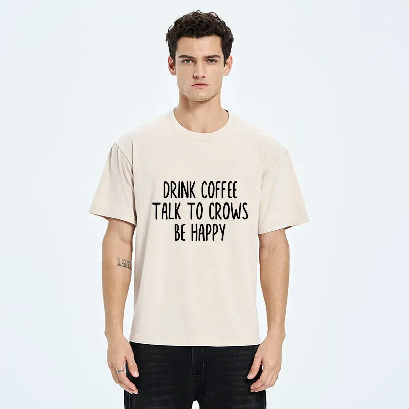 Kyoto-Lion Happy Life Washed T-Shirt