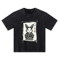 washed unisex kids t-shirt for summer