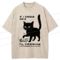 vintage Kyoto lion tee for casual