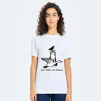 Kyoto-Lion Funny We Ride At Dawn Classic T-Shirt