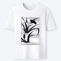 Japanese Woodblock Iris T-Shirt for Summer