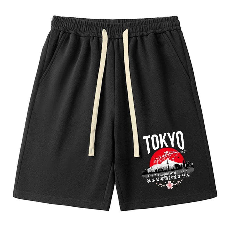Japanese funny unisex shorts on sale