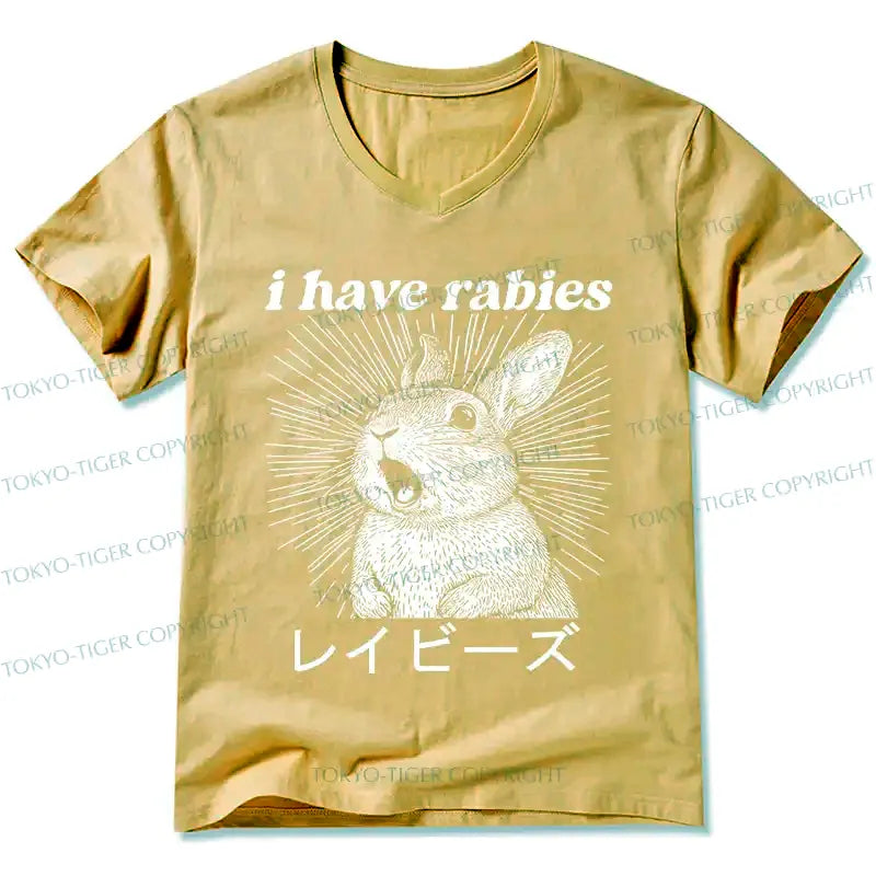 Funny Rabbit Japanese T-Shirt for Daily Wear