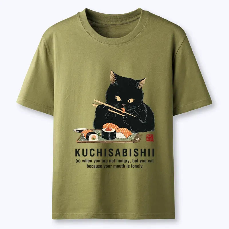 Kyoto-Lion Cat£ºNot Hungry, Just Bored Classic T-Shirt