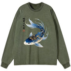 Japanese Koi Fish Long Sleeve T-Shirt