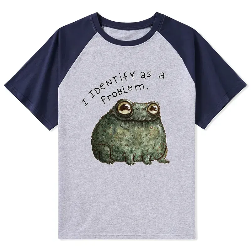 funny frog raglan shirt gift for him