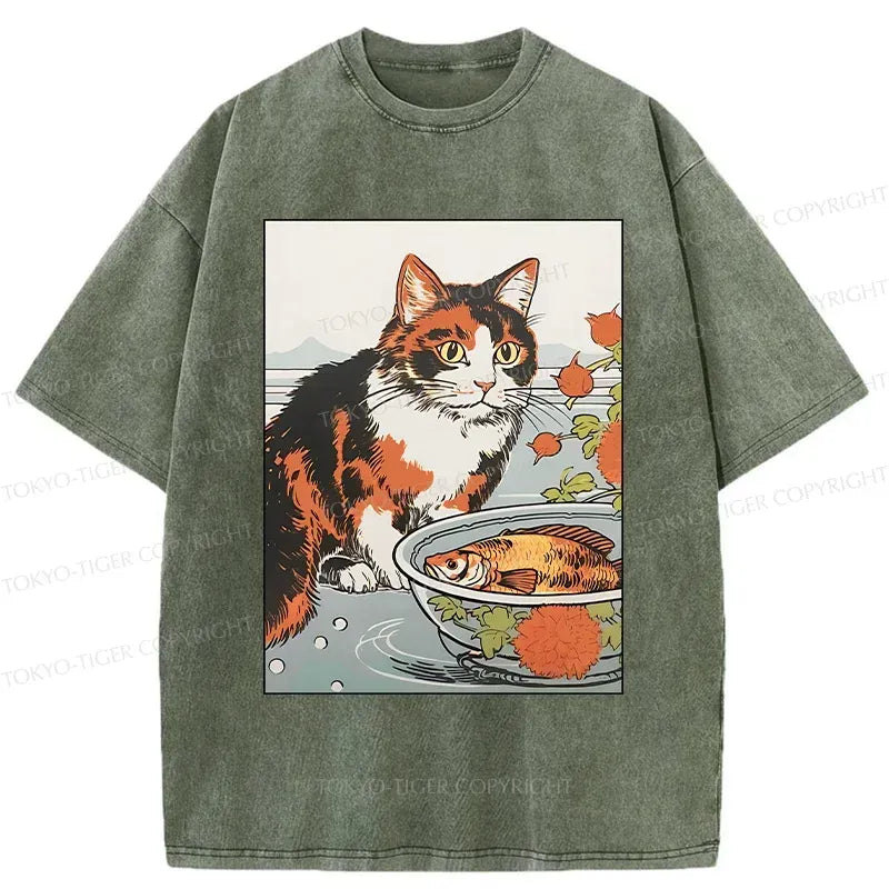 Best Seller Japanese Koi Cat Shirt
