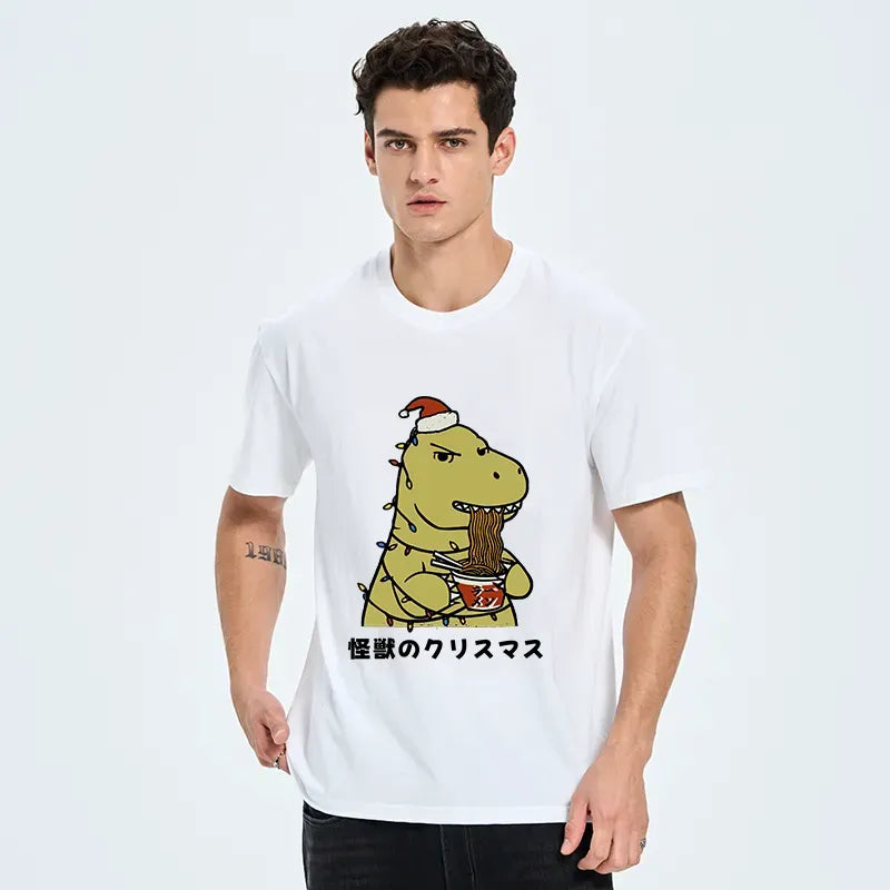 Japanese Christmas Monster T-Shirt Gift Idea