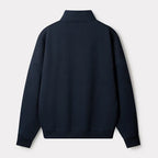 Retro Half Zip Sweatshirt for Streetwear