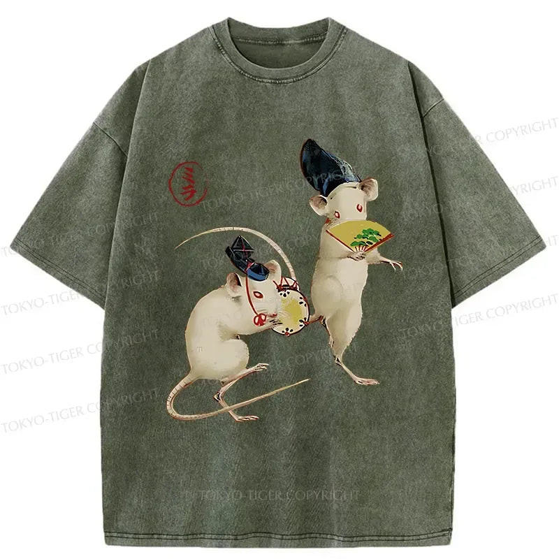 Japanese Retro T-Shirt for Daily Wear