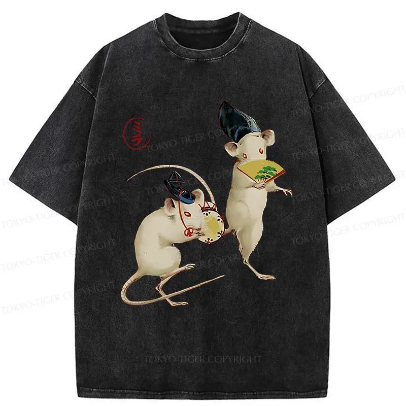 Japanese Retro T-Shirt for Daily Wear