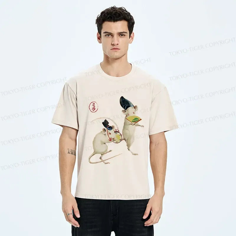 Washed Dancing Mouse T-Shirt Best Seller