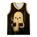 Breathable Cat Mesh Tank Top for Summer