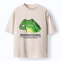 funny frog meme t-shirt for daily wear